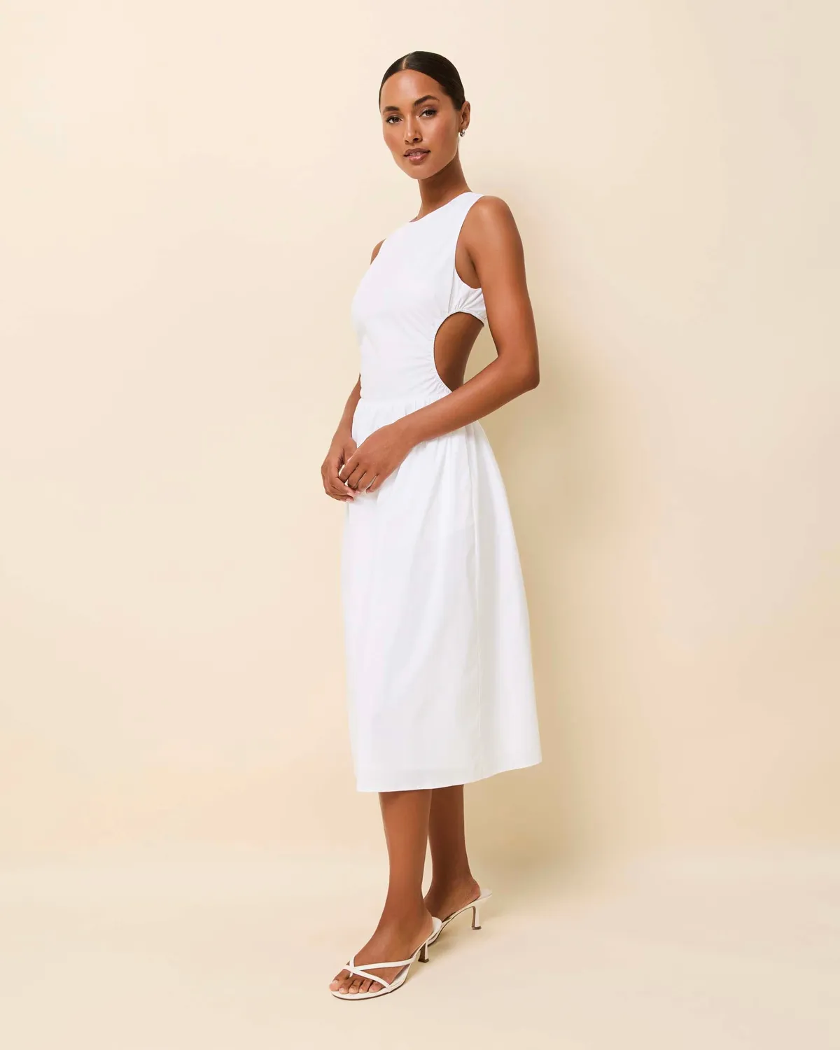 Solid & Striped Sabine midi šaty s kapsami