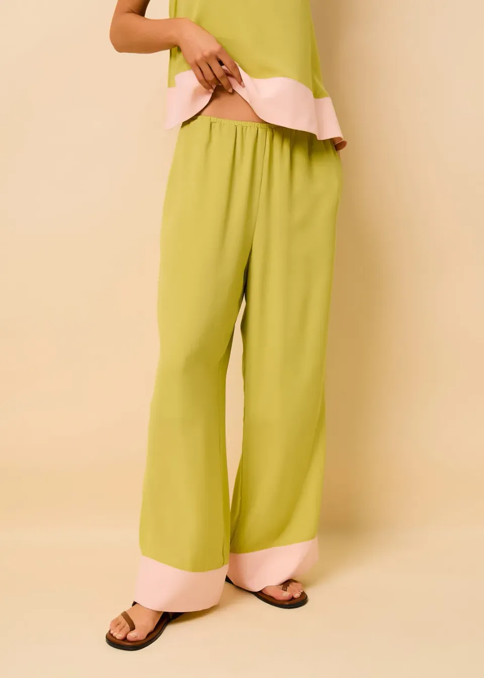 Solid & Striped Antonia Pant Luxe Drape kalhoty rozparky
