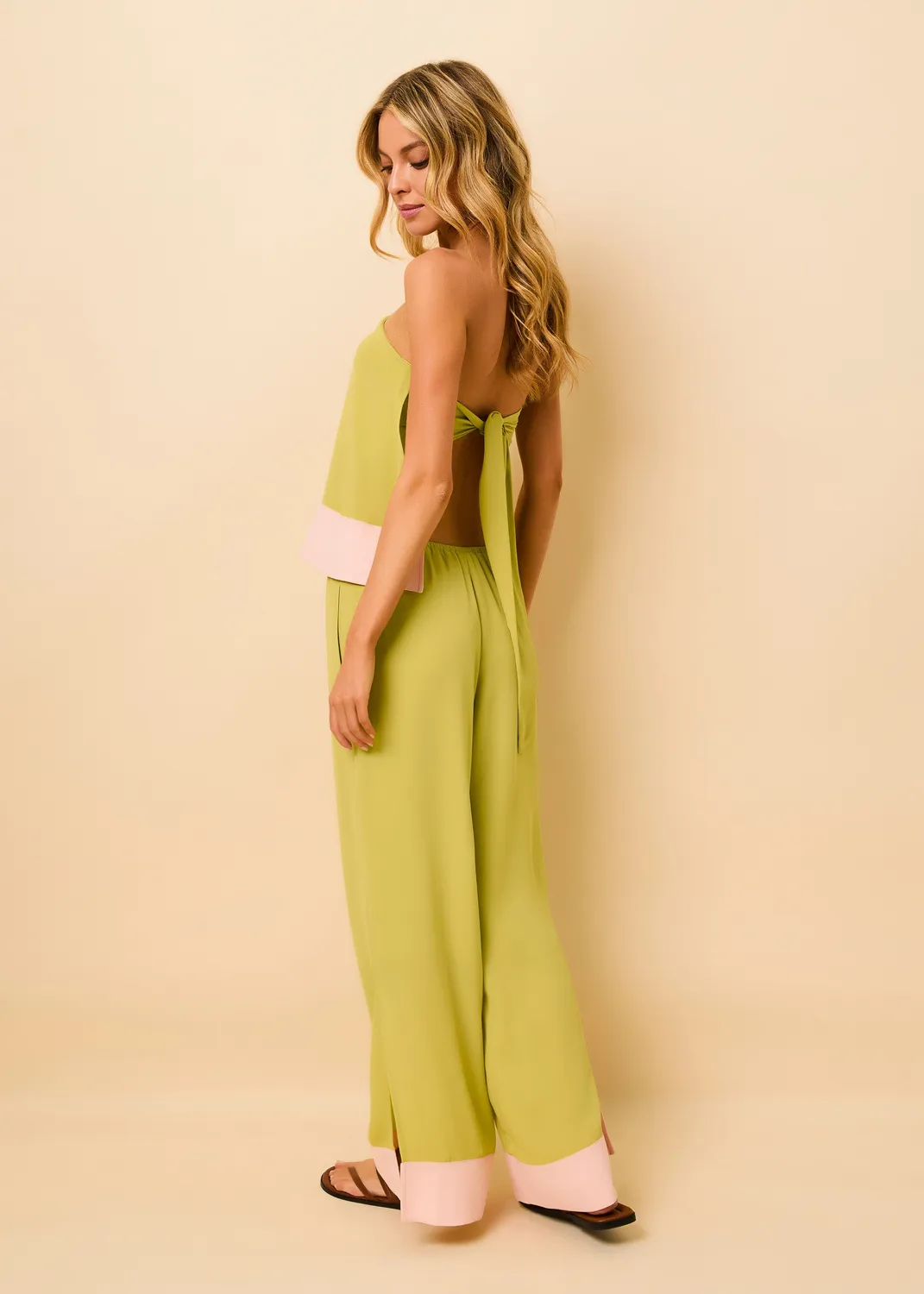 Solid & Striped Antonia Pant Luxe Drape kalhoty rozparky