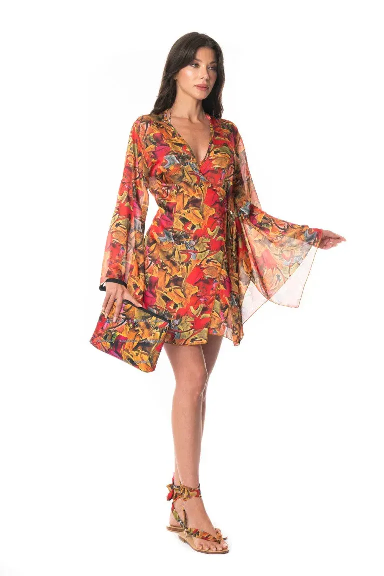 ACQUADICOCCO Latin Brazil krátké plážové kimono