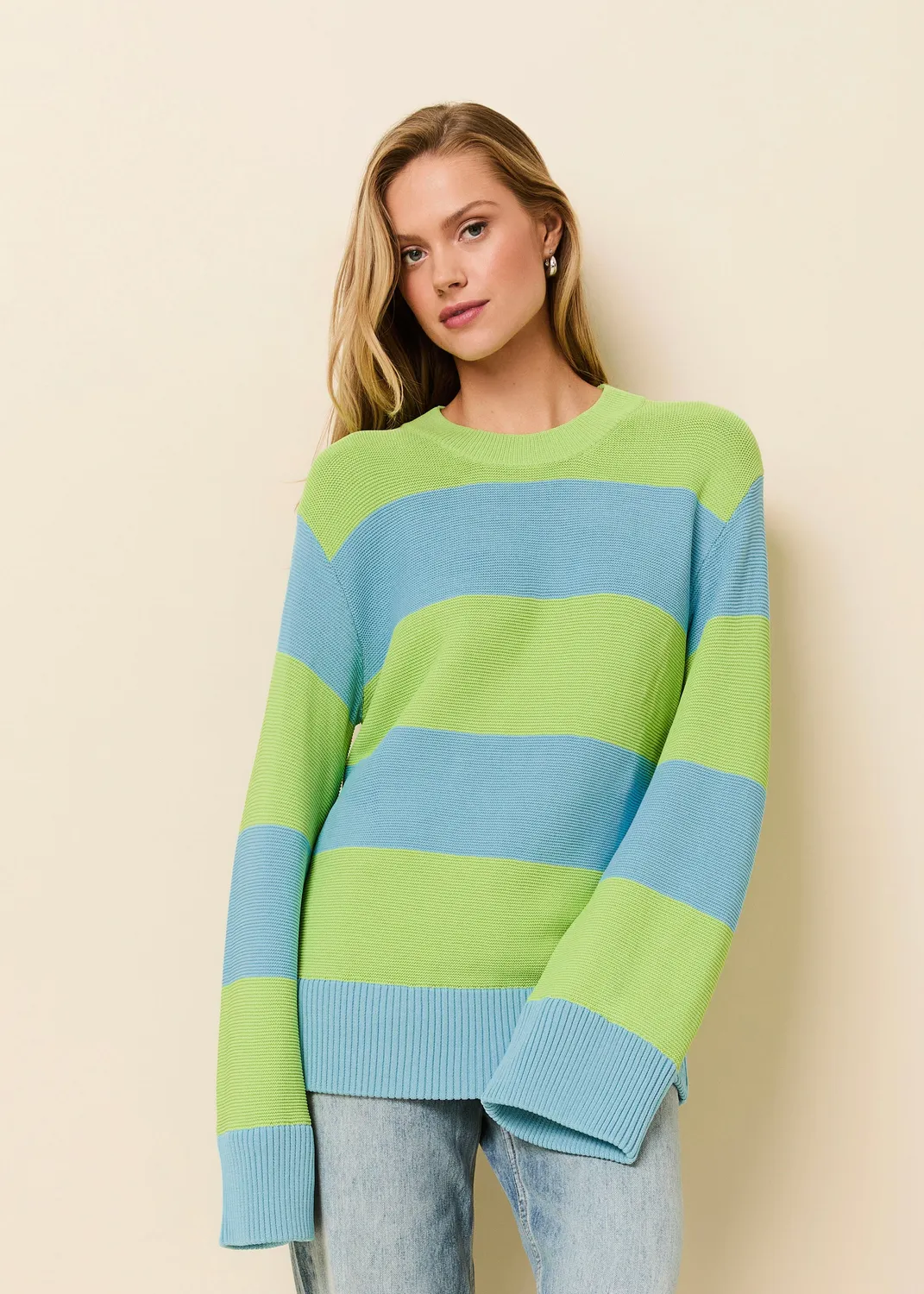 Solid & Striped Tate Sweater Rugby Stripe pruhovaný svetr