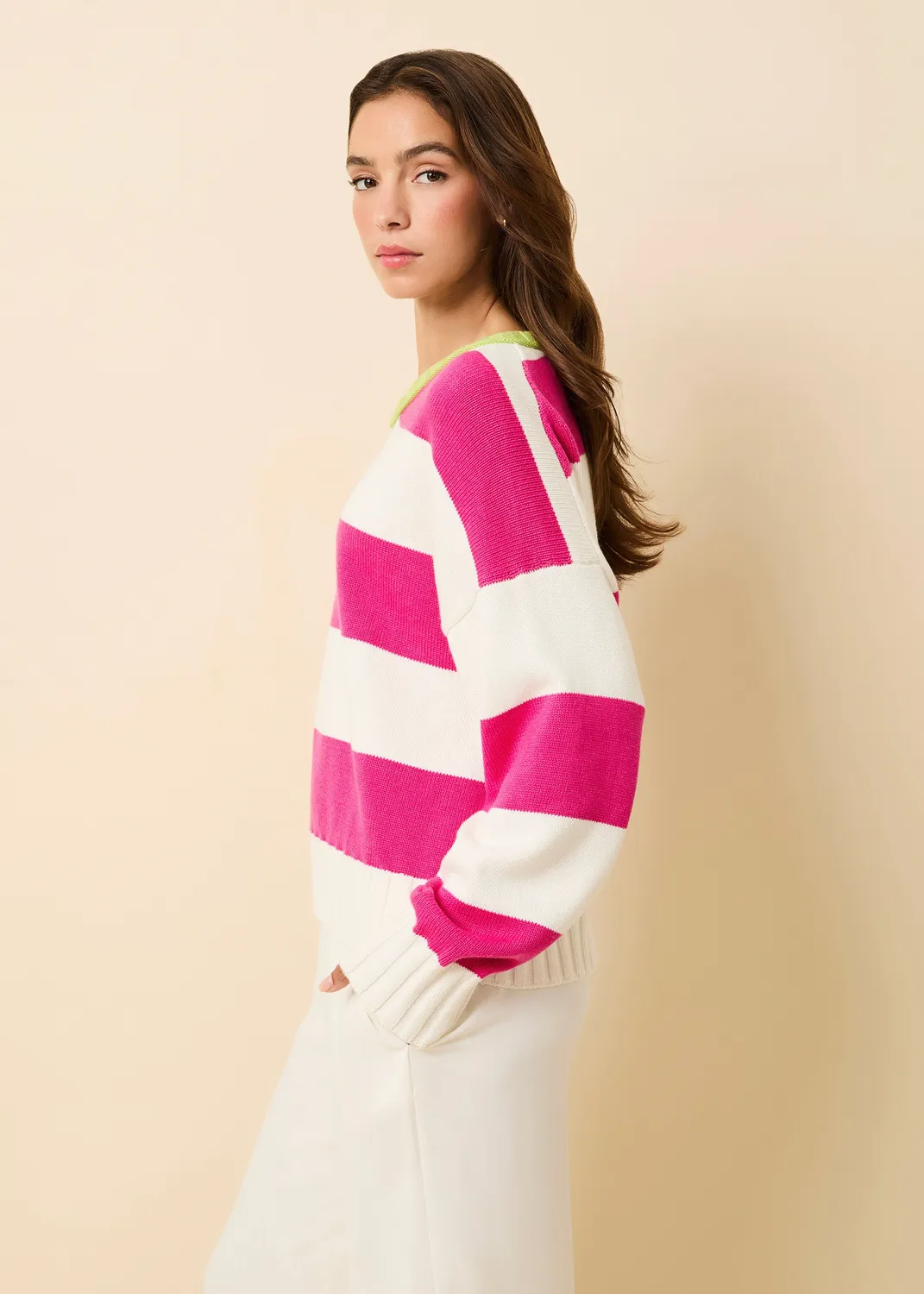 Solid & Striped Reva Sweater bavlněný svetr oversize