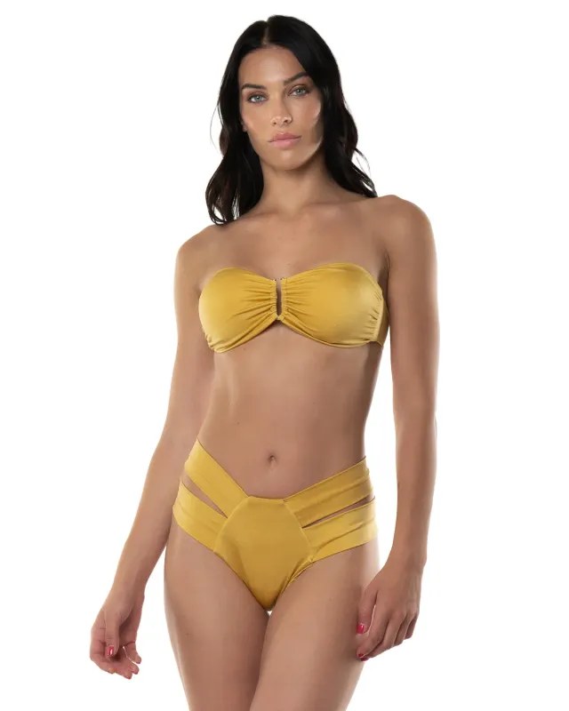 ACQUADICOCCO Fascia A V bandeau bikiny