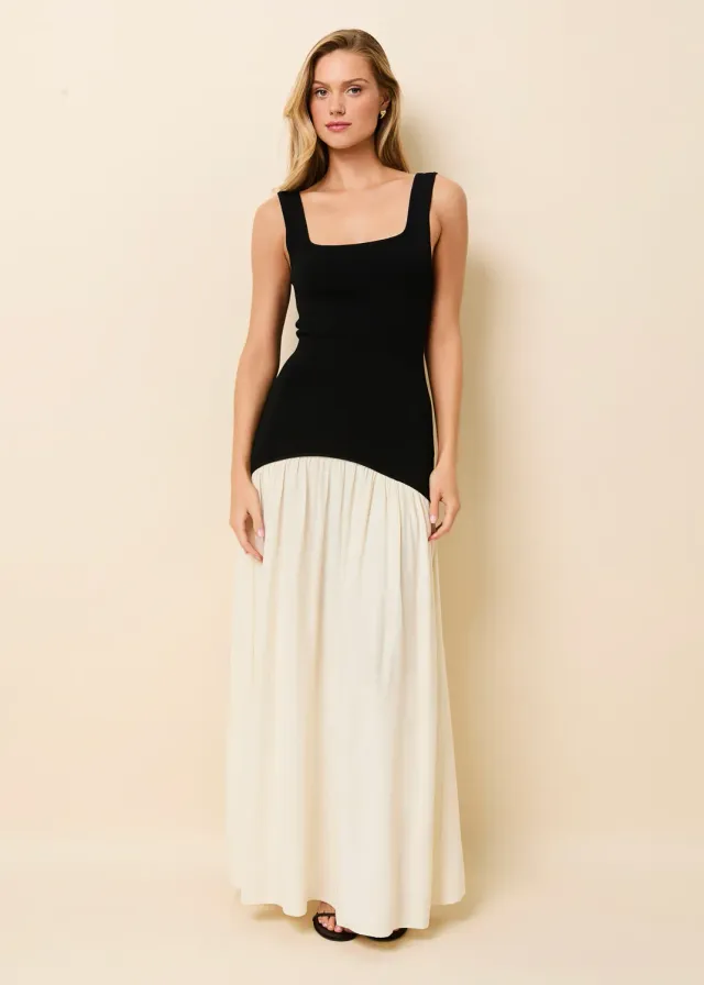 Solid & Striped Camila maxi šaty se sníženým pasem
