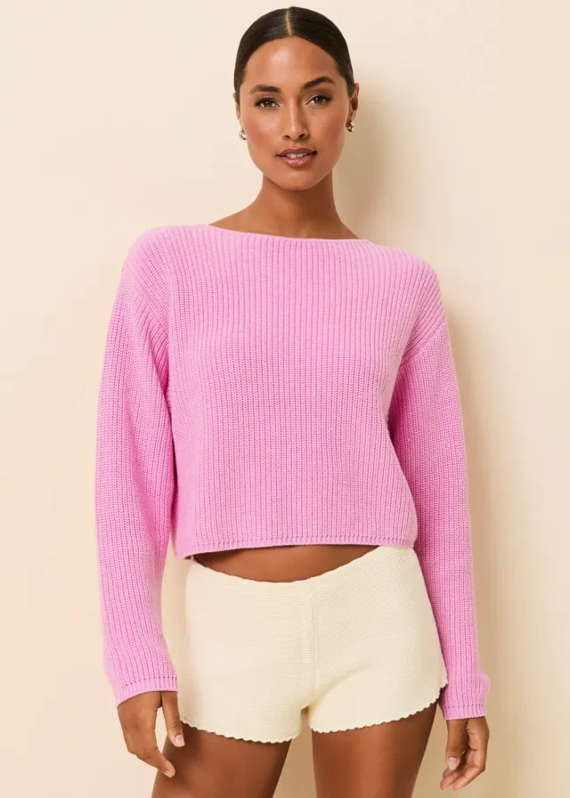 Solid & Striped Meg Sweater bavlněný svetr