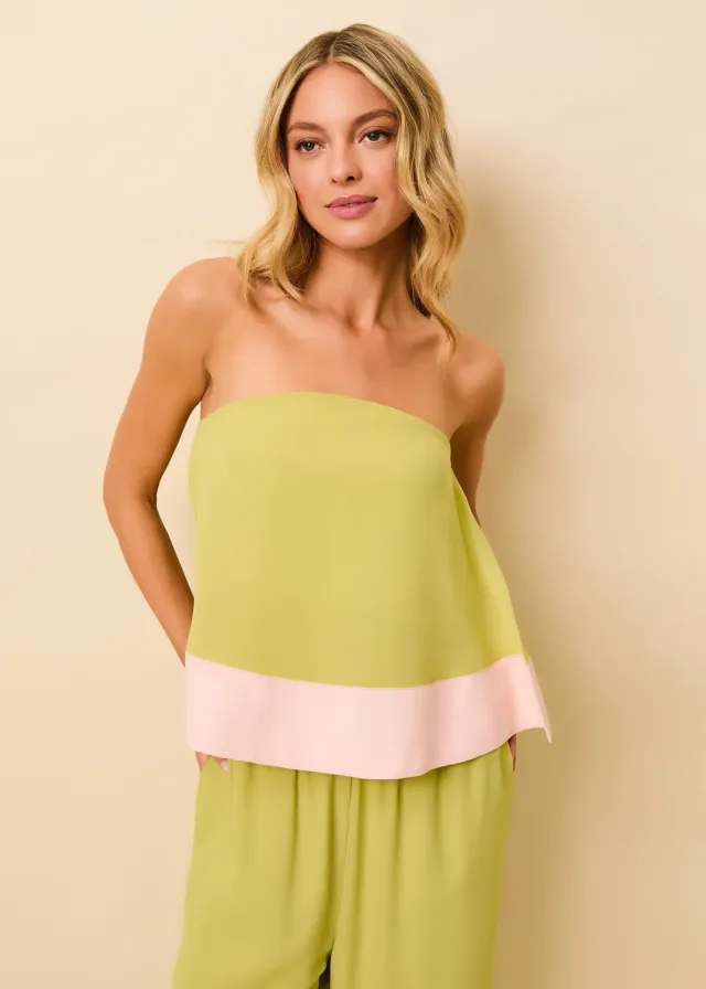 Solid & Striped Antonia Top Luxe Drape top bez ramínek