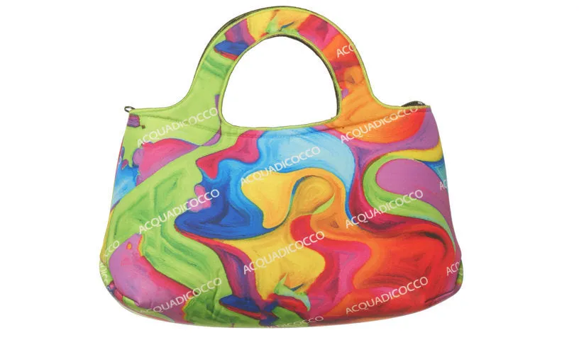 ACQUADICOCCO Face Multicolor krátké kimono přehoz