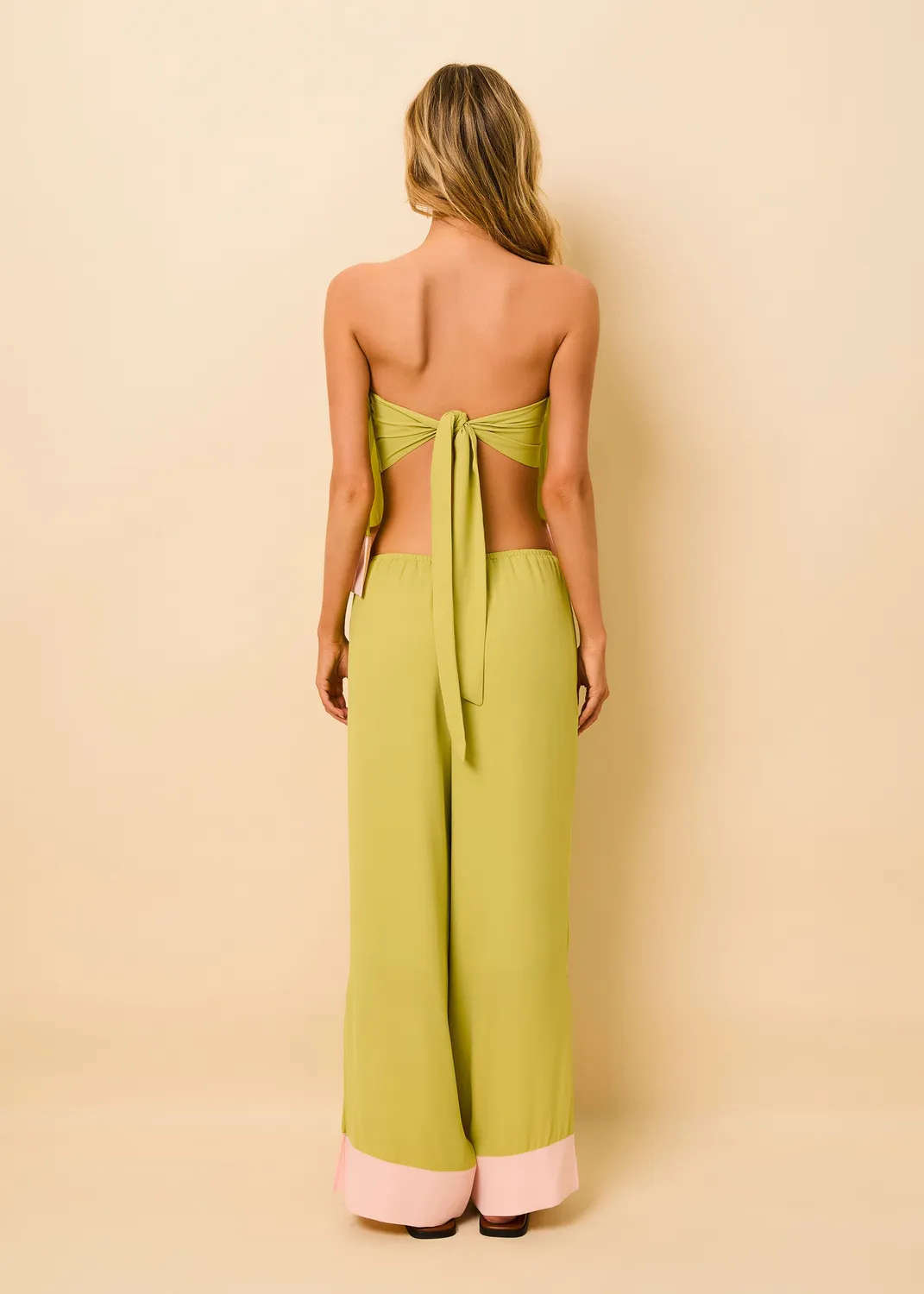 Solid & Striped Antonia Pant Luxe Drape kalhoty rozparky