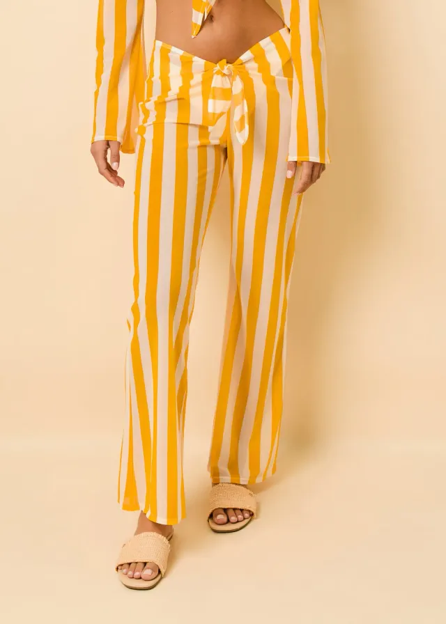 Solid & Striped Dolly Pant plážové kalhoty síťované