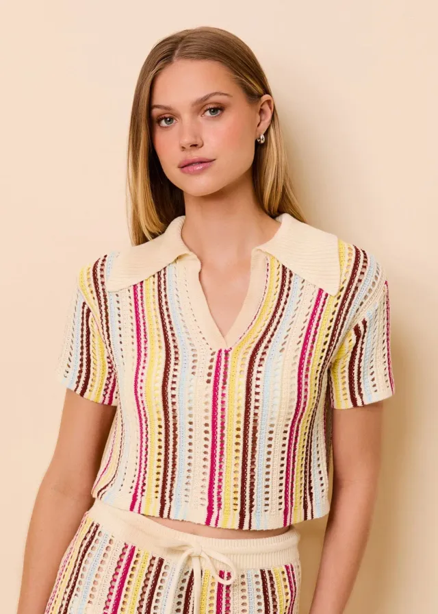 Solid & Striped Scarlett Top Ladder Knit top