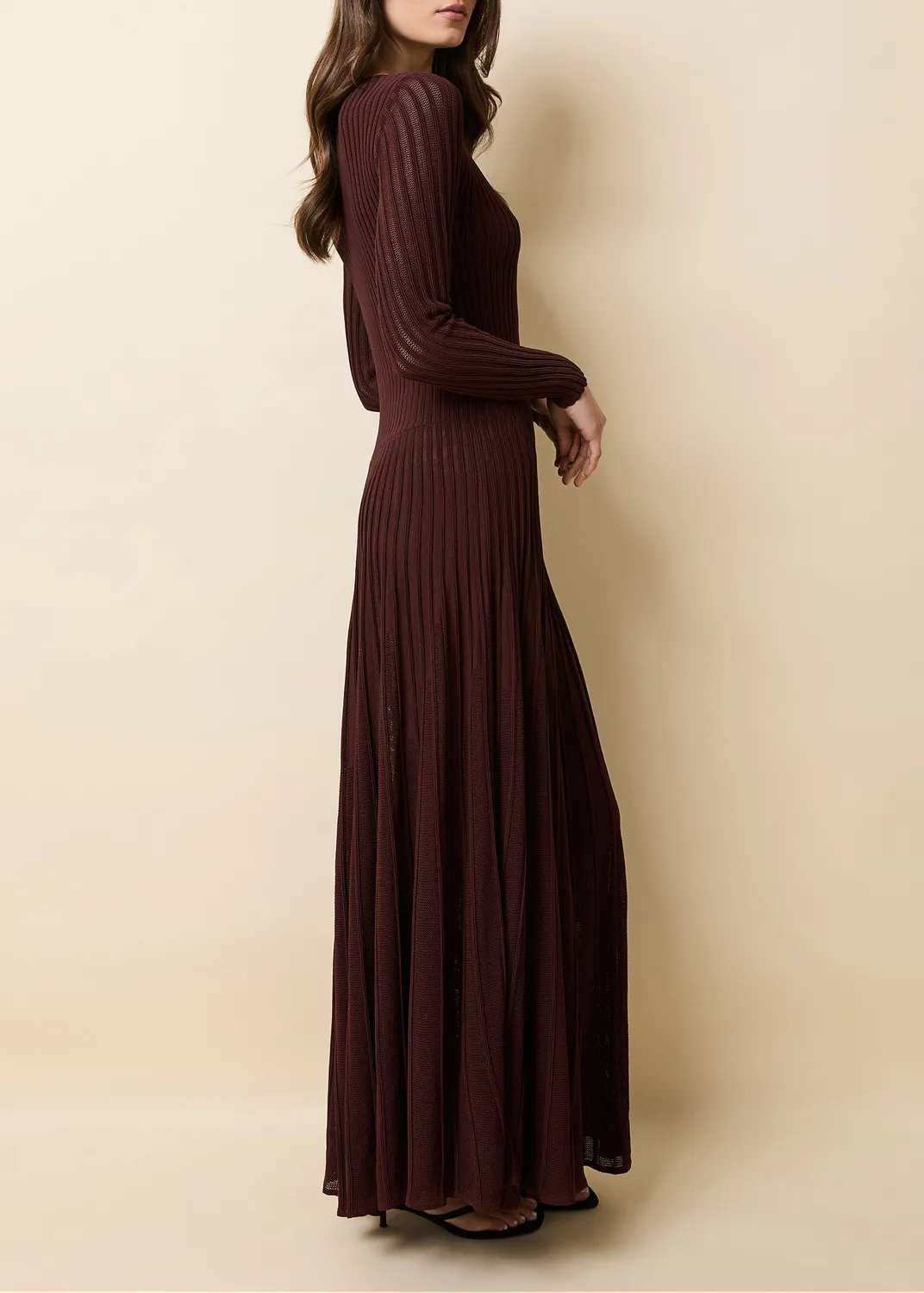 Solid & Striped Sloane Dress pletené maxi šaty