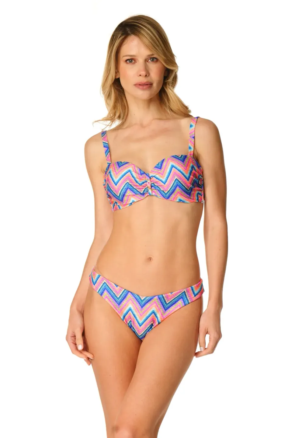 ACQUADICOCCO Miss Coco bandeau bikiny push-up bez ramínek