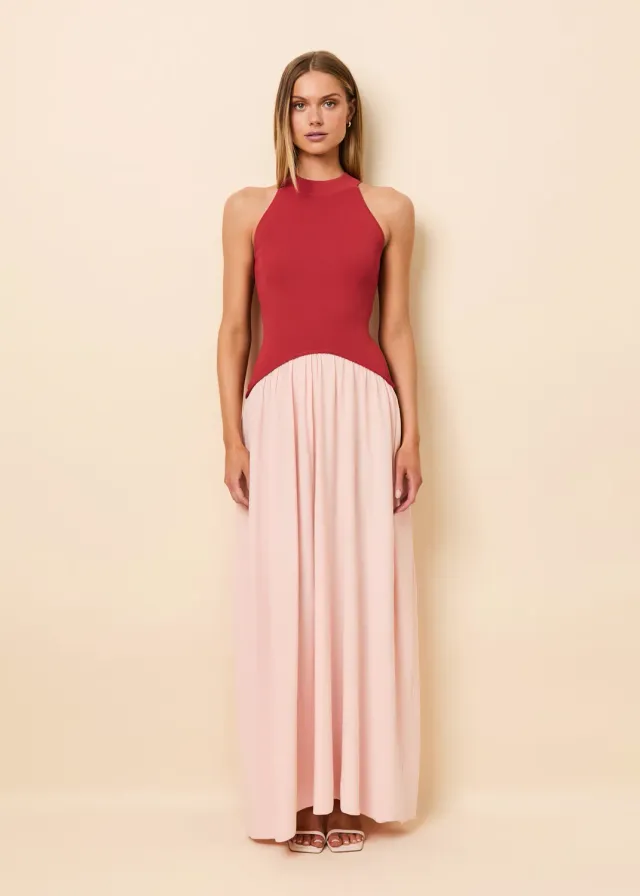Solid & Striped Isola Dress pletené maxi šaty