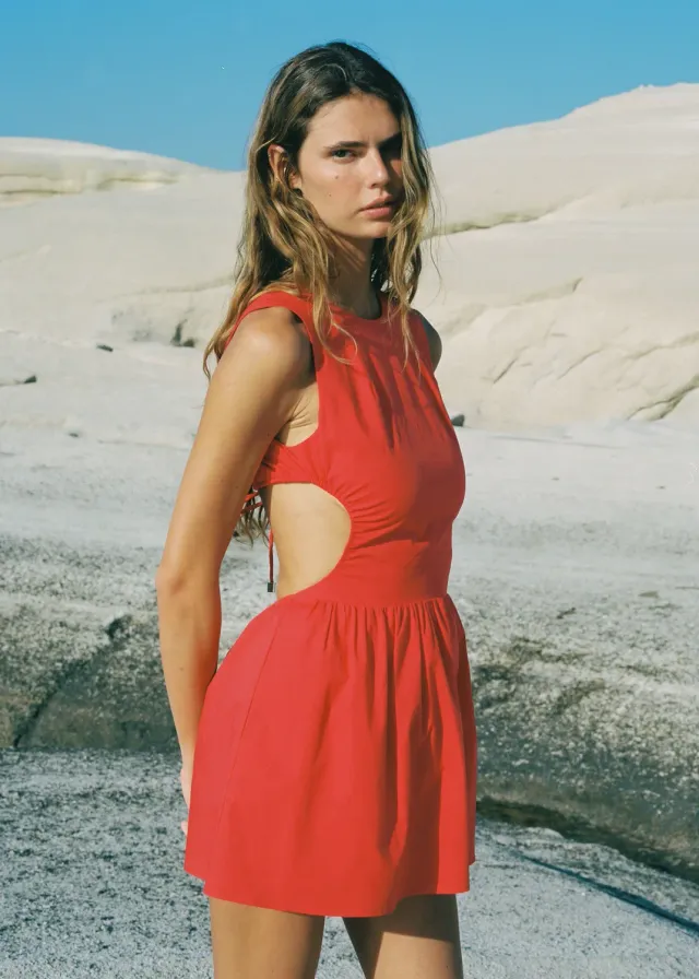 Solid & Striped Sabine Mini Dress Poplin šaty