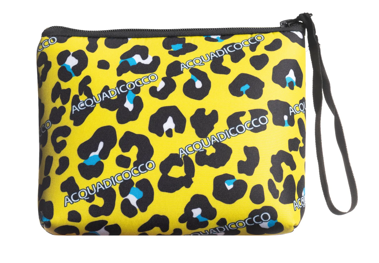 ACQUADICOCCO Incrociato Strass Yellow Animalier jednodílné plavky