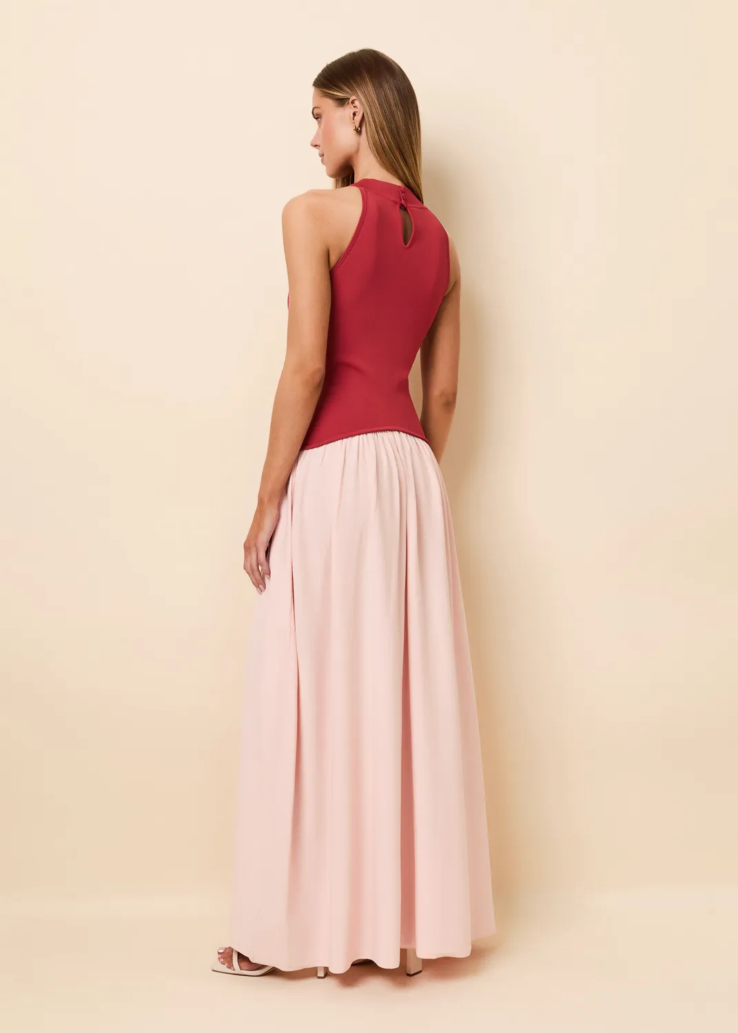Solid & Striped Isola Dress pletené maxi šaty