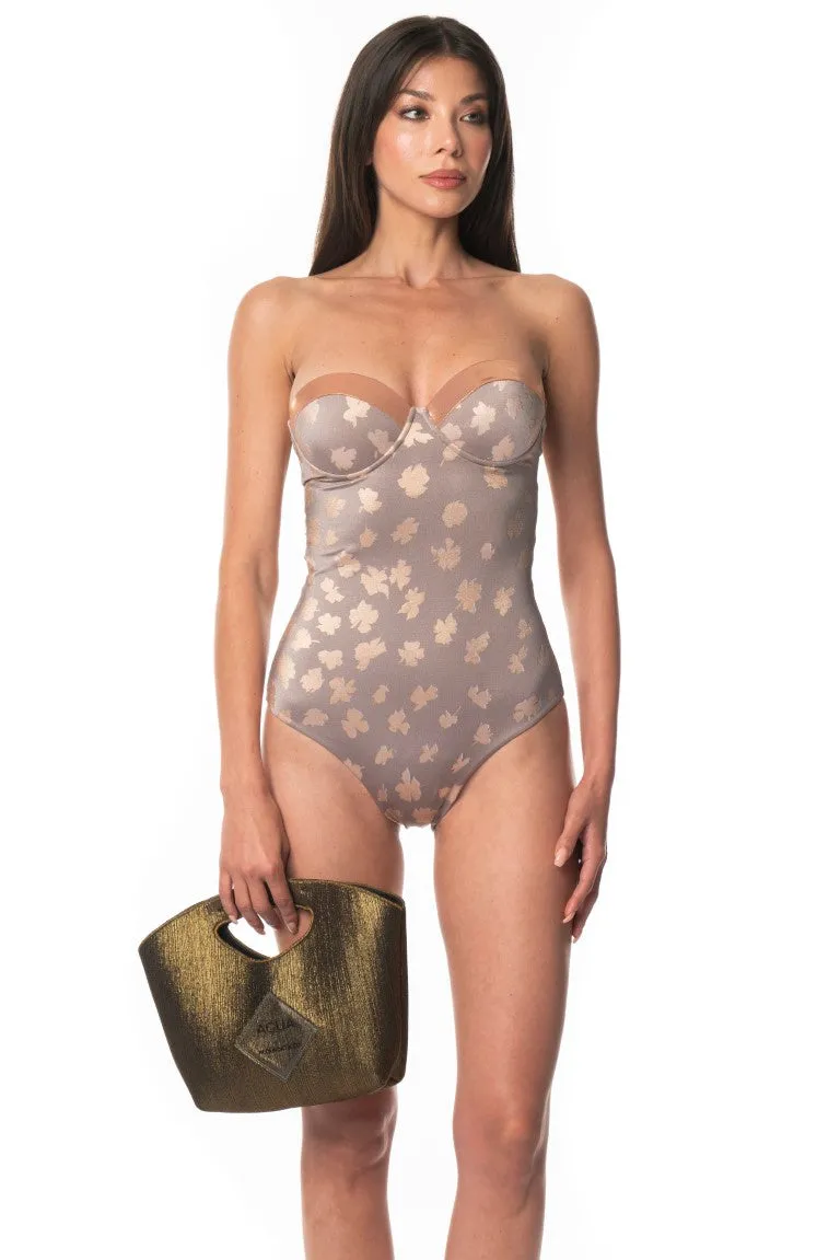 ACQUADICOCCO Sottogiacca Costume Intero Lamina plavky