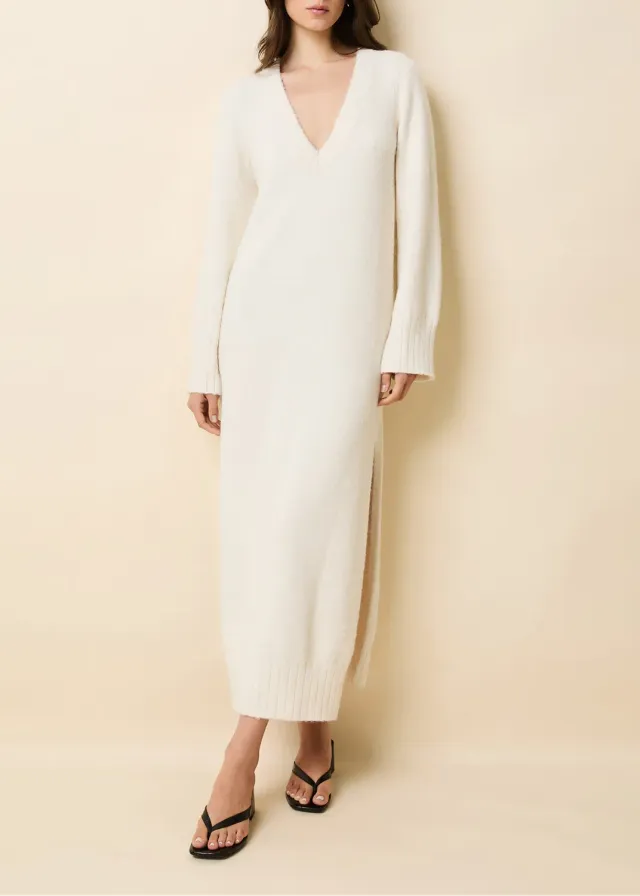 Solid & Striped Edith pletené šaty maxi