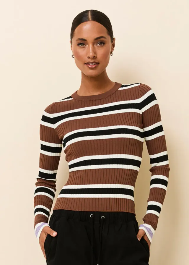 Solid & Striped Dora Ribbed Knit Top top