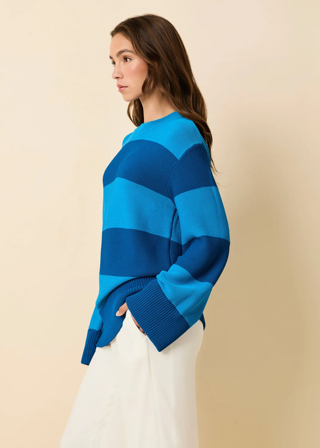 Solid & Striped Tate Sweater Rugby Stripe pruhovaný svetr